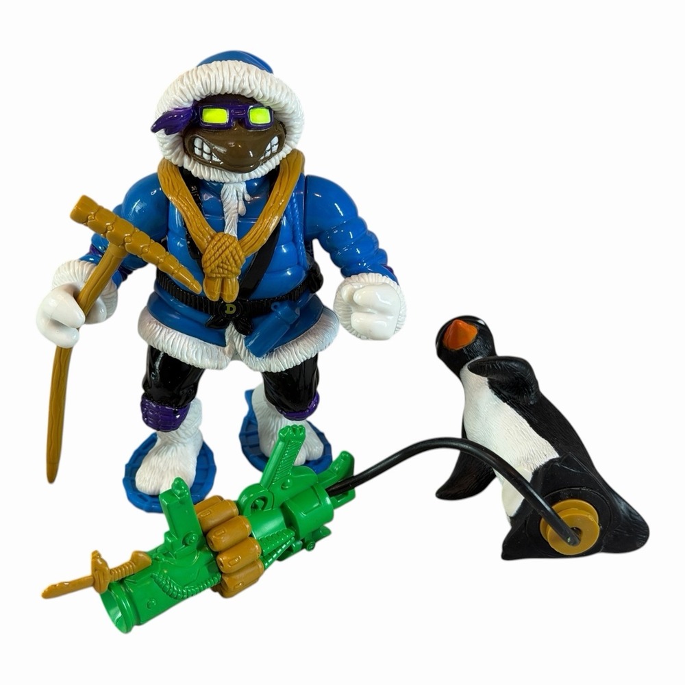 1995 Teenage Mutant Ninja Turtles Arctic Donatello TMNT 5" Action Figure Mint